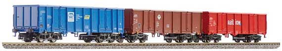 Set of 3 Gondola cars<br /><a href='images/pictures/Tillig/01482.jpg' target='_blank'>Full size image</a>